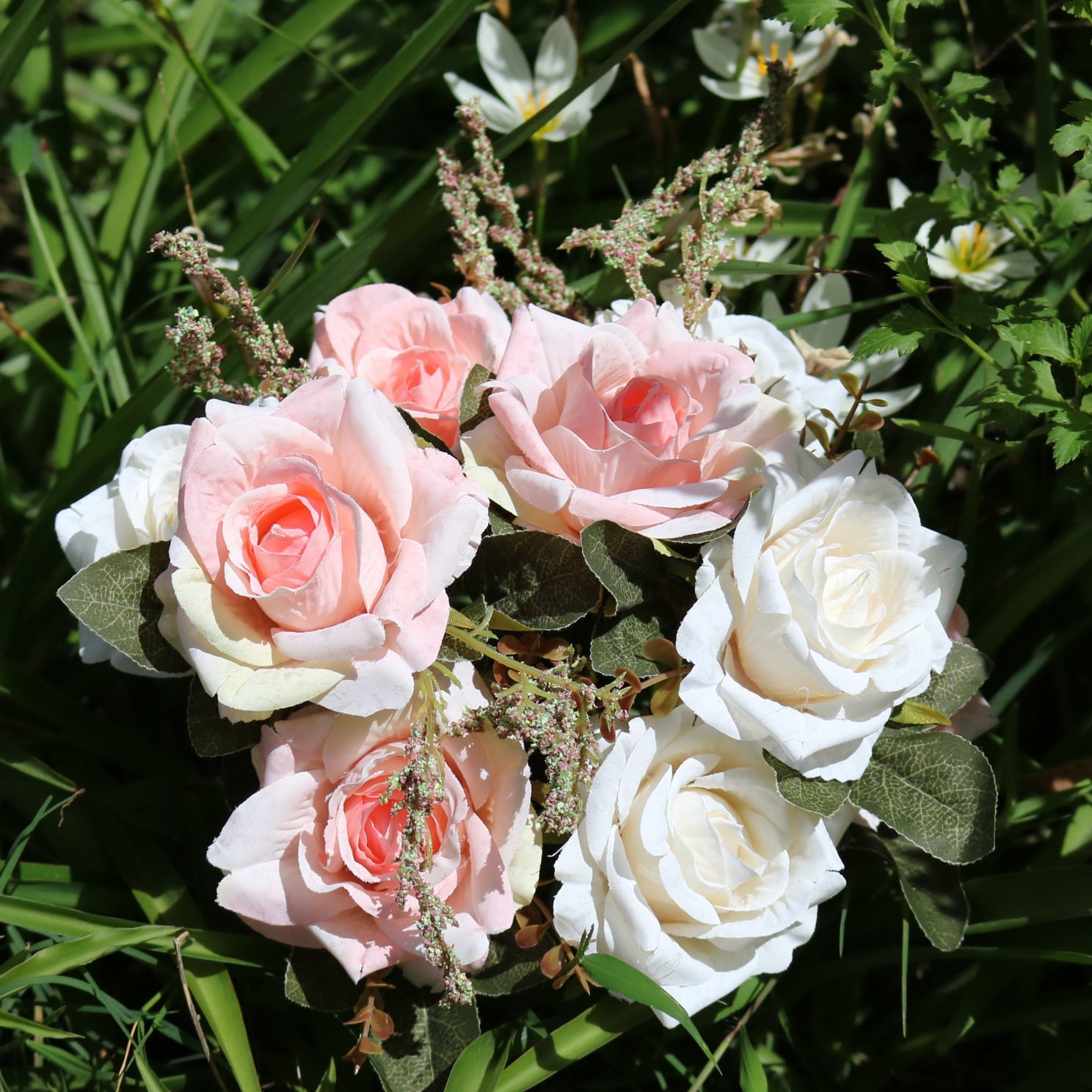 9头维纳斯玫瑰婚庆家居装饰仿真玫瑰花婚纱摄影道具