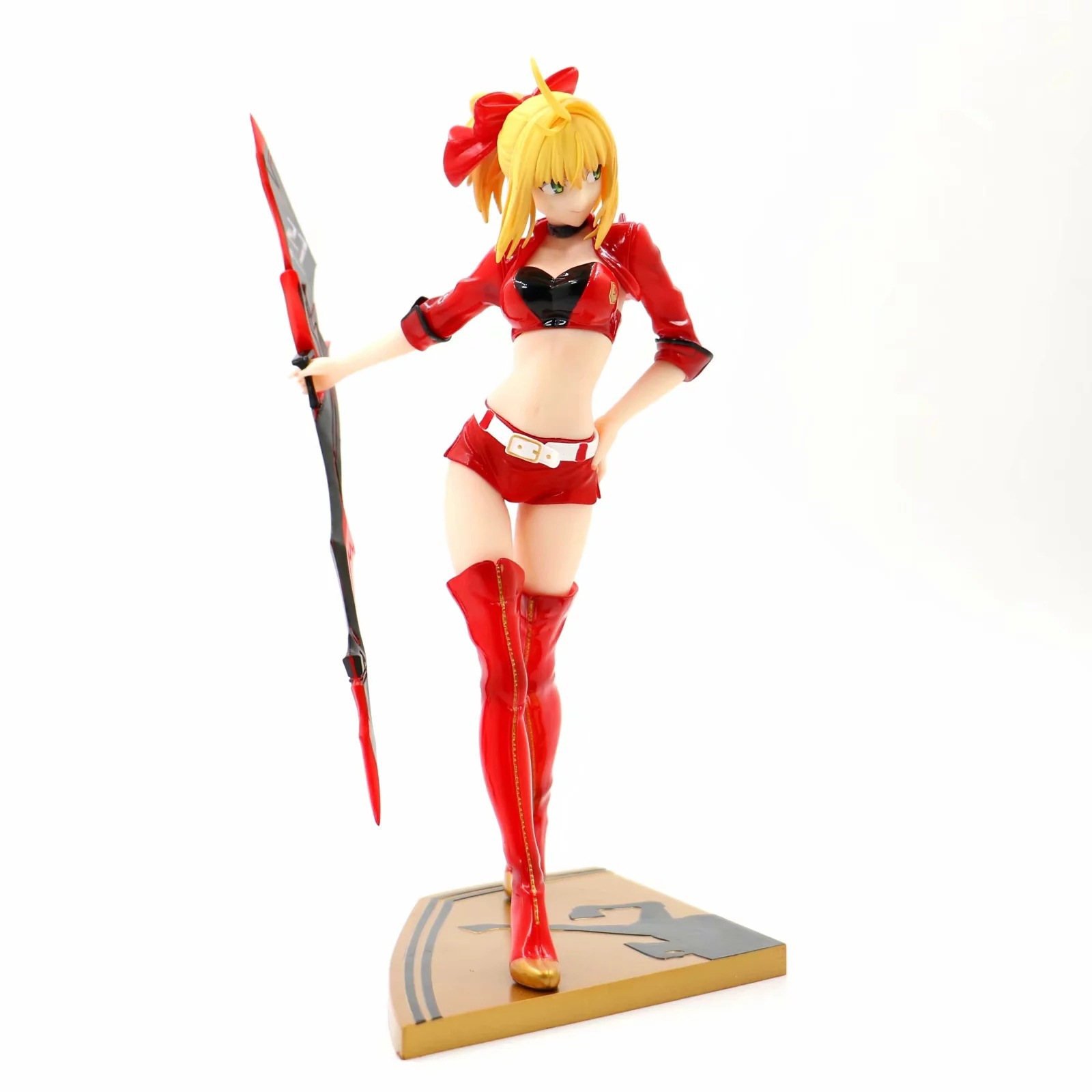 fate/extra stronger 尼禄克劳狄乌斯红saber赛车服盒装手办