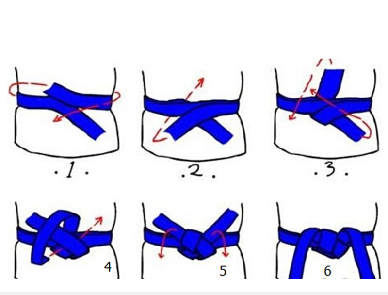 跆拳道道带 空手道道腰带 色带 彩带 考级带道带可绣字 加工定制
