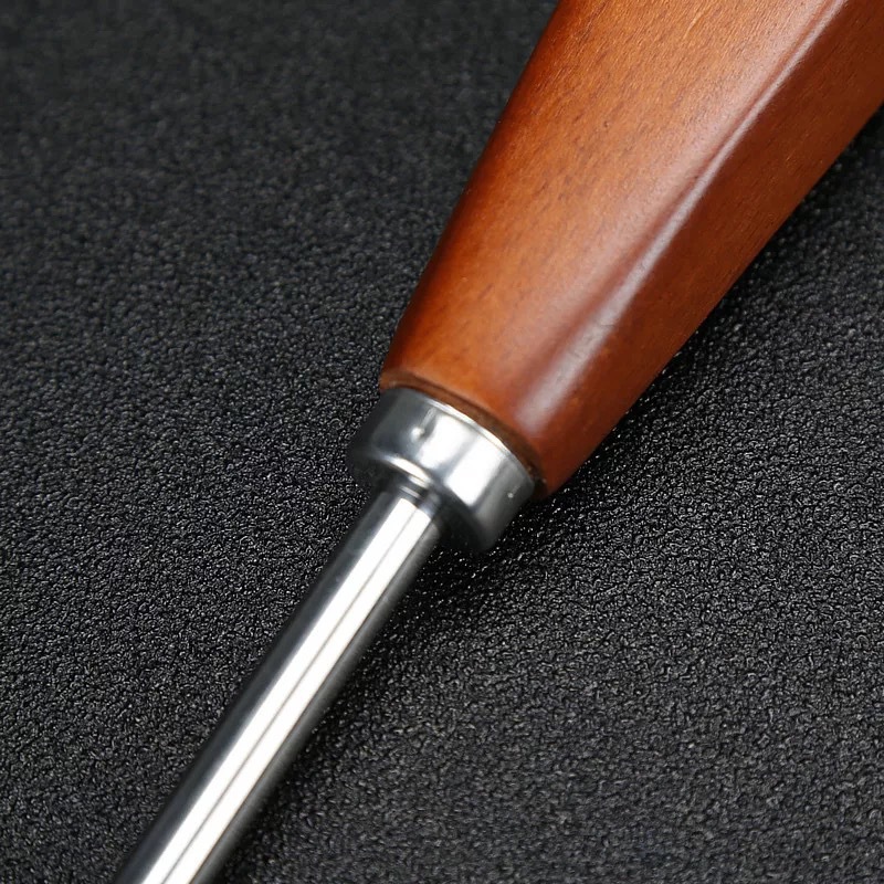 宏宣酒吧凿冰用三头锥 调酒冰锥三叉戟调酒冰锥工具 木柄三叉冰锥