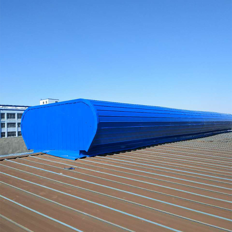 厂房车间通风天窗 敞开式弧线型通风气楼 屋顶排风器