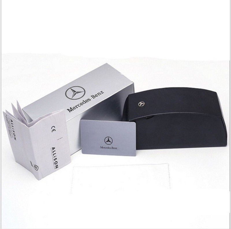 厂家直销奔驰4s店太阳镜精品包装 手提袋盒子benz眼镜盒定制批发