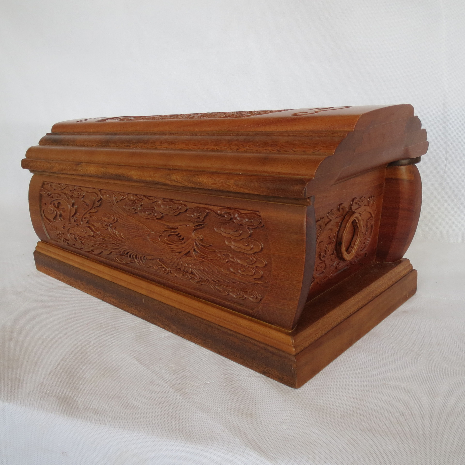 厂家直供 60檀木棺材 精品黄檀棺形骨灰盒 15年匠心品质 特价优惠