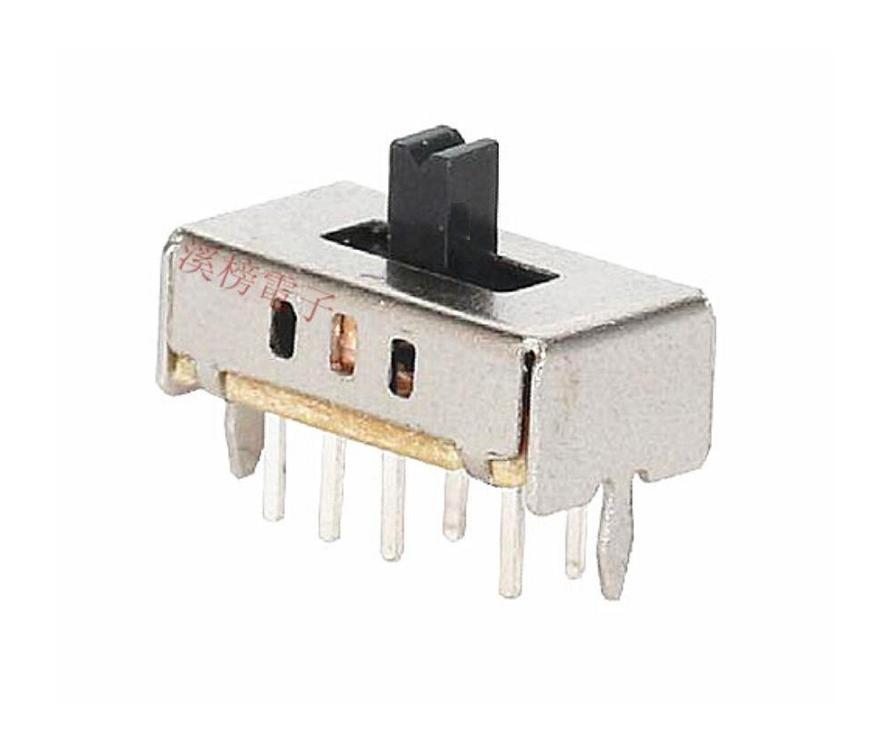 三位拨动开关2p3t稳定质量 三档滑动开关品质可靠 三位拨码开关