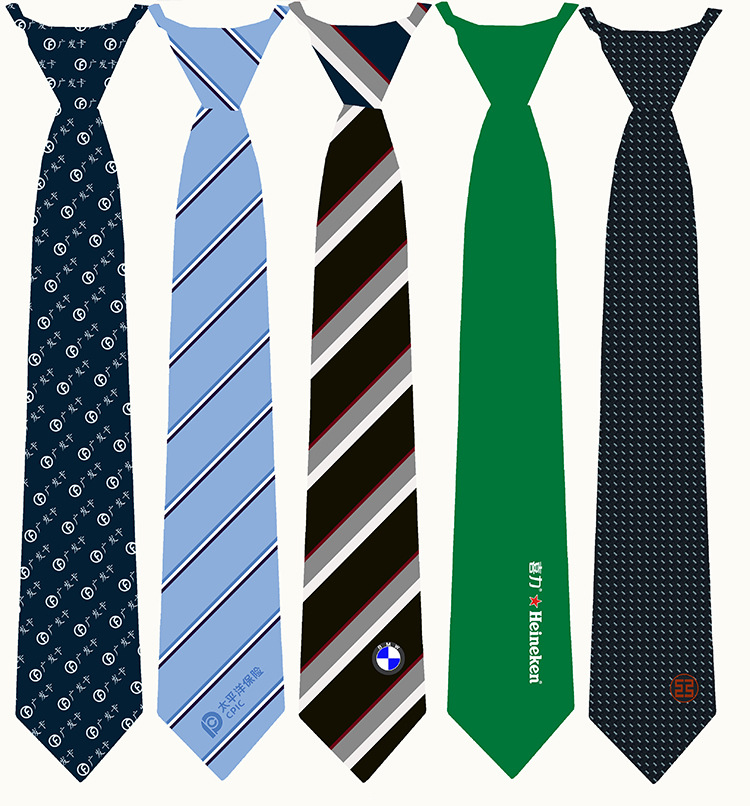 领带定制logo 刺绣提花印花企业团体地产订做桑蚕丝标记 tie