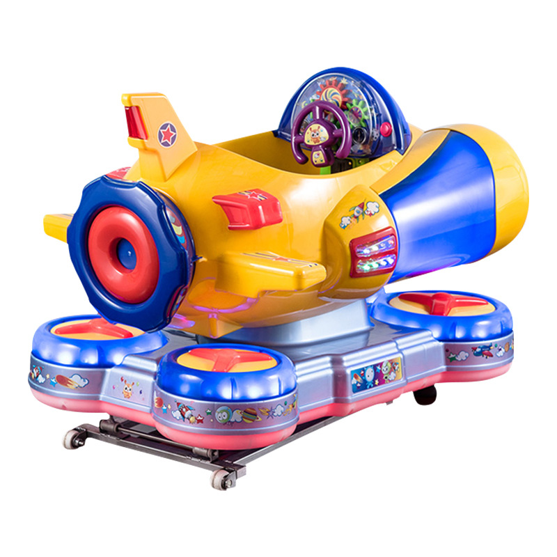 太空飞艇摇摆机新款飞船飞机摇摇车儿童投币电动商用摇摆车厂家