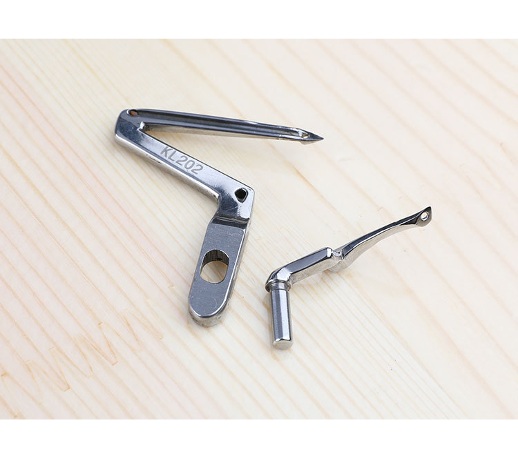 工业缝纫机配件kl202大弯针小弯针台湾银箭988包缝机上弯针下弯针