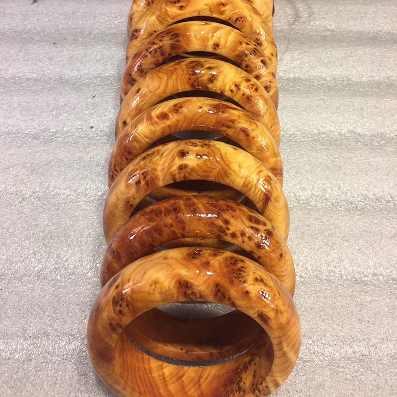 正品老料崖柏满留疤黄金底手镯生日送礼送女友长辈佳品批发