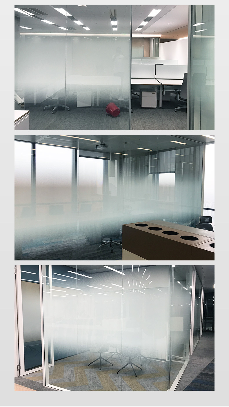 圆点渐变膜单向双向半透明家用办公室隔断磨砂玻璃贴膜法纱膜贴纸