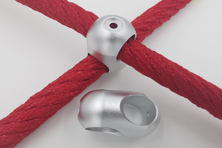 爬网扣十字扣十字结攀爬网固定件优质铝扣