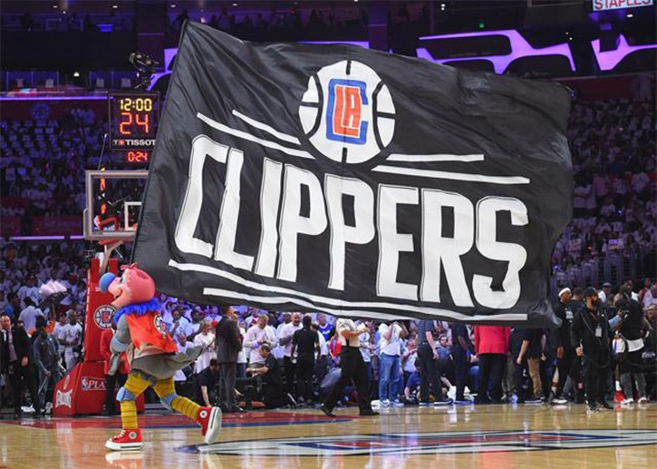 美职篮球洛杉矶快船队los angeles clippers绳带编织手链 腕带球