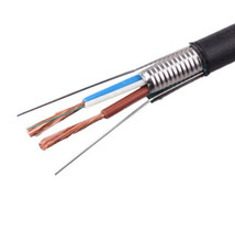 室外光电复合缆2/4/6/8/12/24芯铠装光缆一体线监控光纤带电源