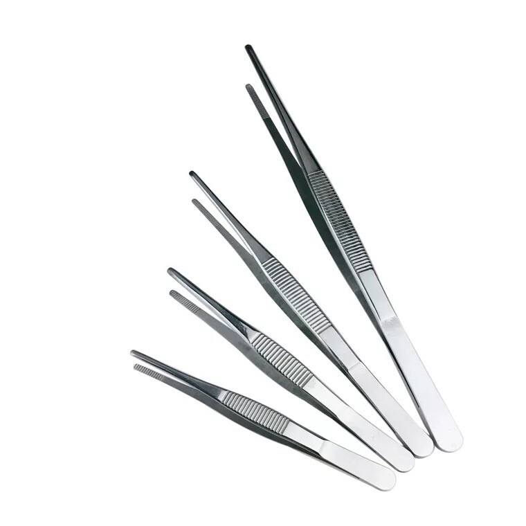 加厚不锈钢尖头镊子 尖嘴镊子 diy维修工具摆盘工具镊子