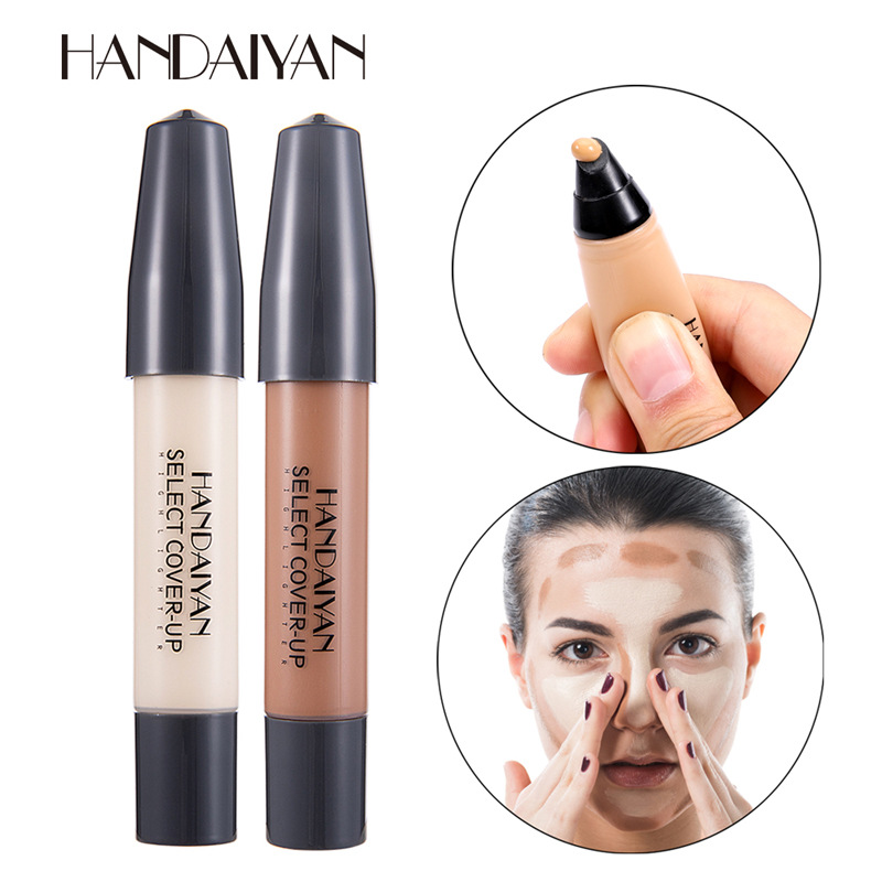 Waterproof Liquid Concealer Liquid Foundation Shadow Side Shadow Contour Liquid Highlight Brightening Concealer Pen