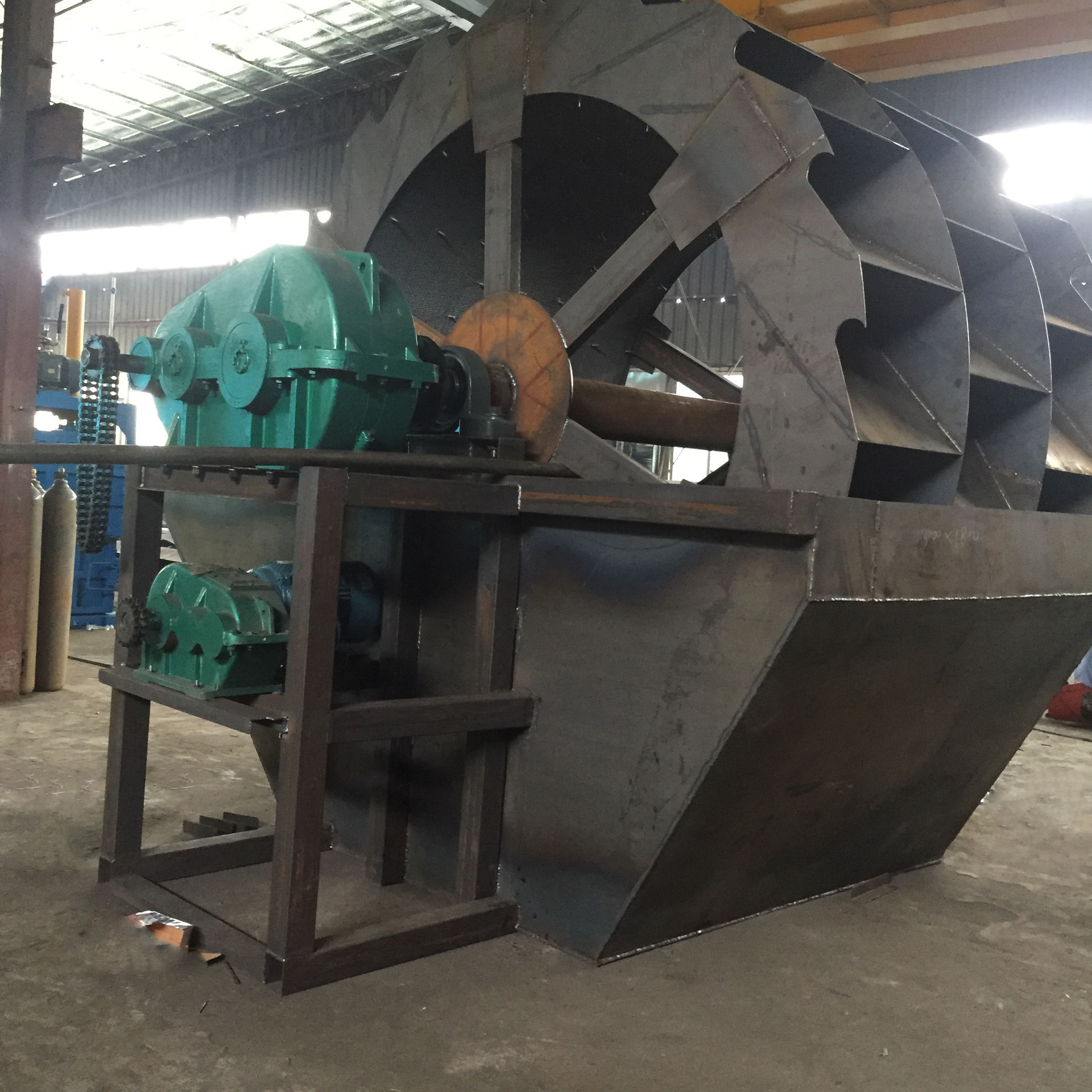 矿用高效螺旋洗石机 螺旋滚筒洗沙机 全自动洗石子设备生产线