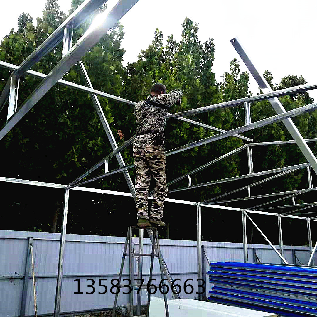 定制彩钢房板房 岩棉防火彩钢房 轻钢集成岩棉板房