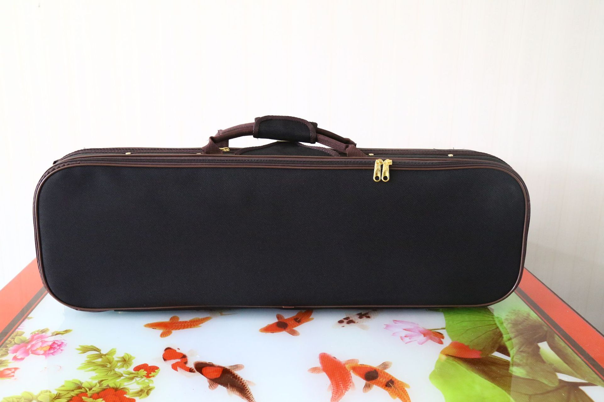 供应方形带湿度计小提琴盒 小提琴琴箱