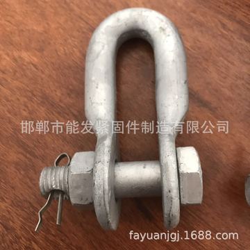 电力金具 u型吊环 耐张线夹 电力器材线夹 热镀锌u型抱箍 铁附件