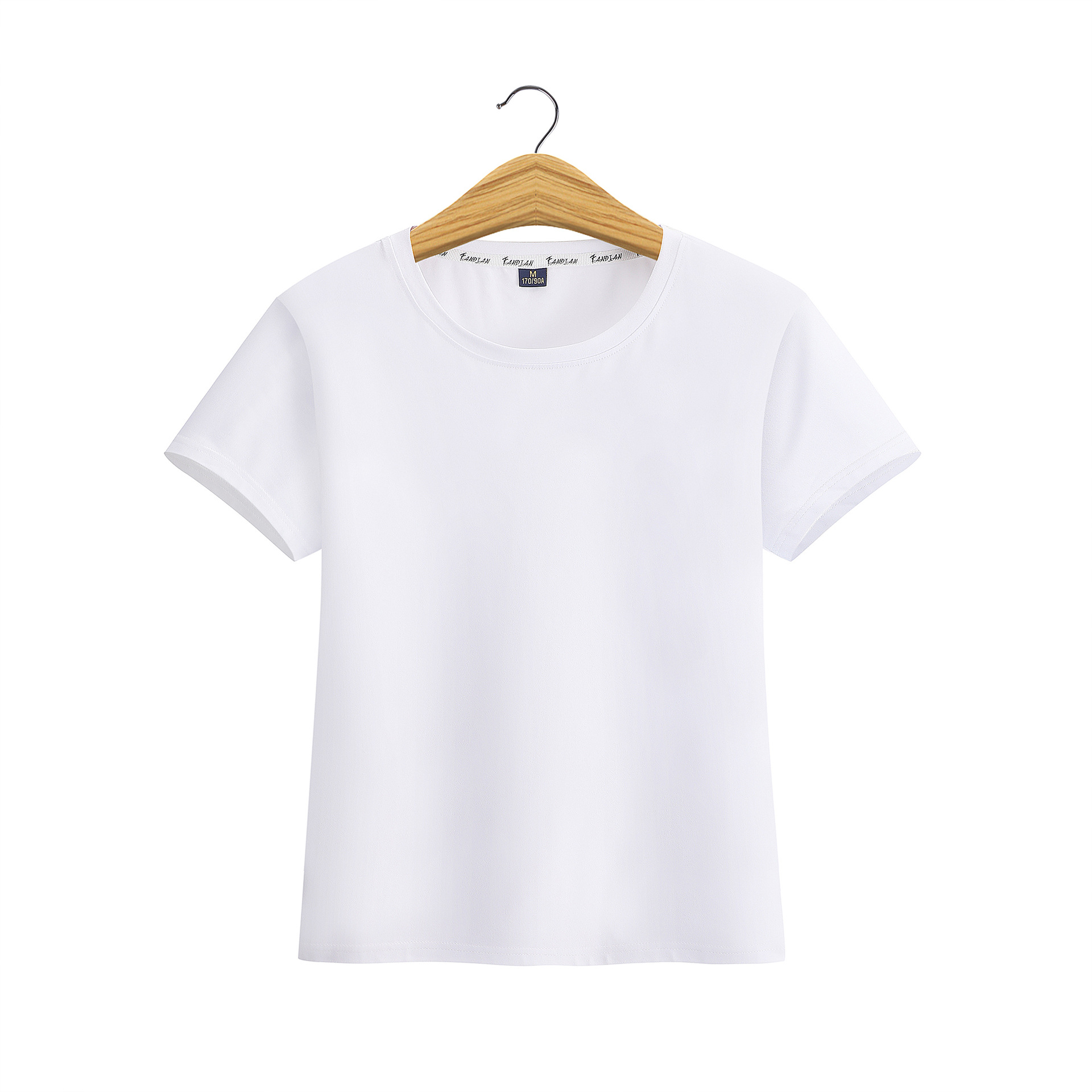 短袖圆领高端上领莫代尔热升华专用t恤 热转印t恤批发纯色空白t恤