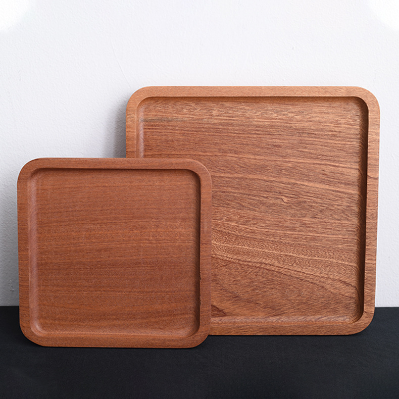 木质沙比利托盘家用砧板厨房菜板酒店餐厅木托盘木质干果盘