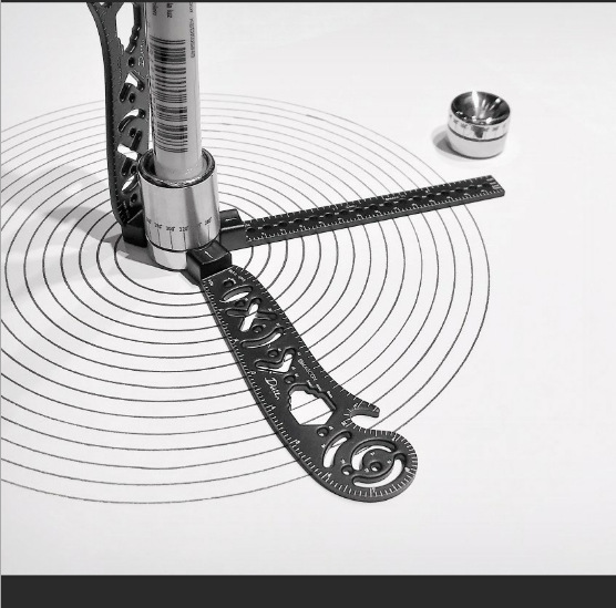 多功能绘图尺edc跨境爆款magcon