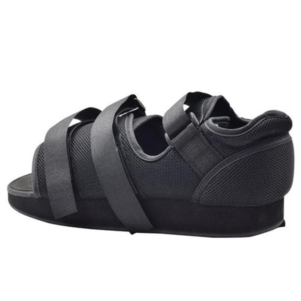 鹏佳透气前后减压鞋骨折石膏鞋 免负重鞋前脚掌平底鞋骨折固定鞋