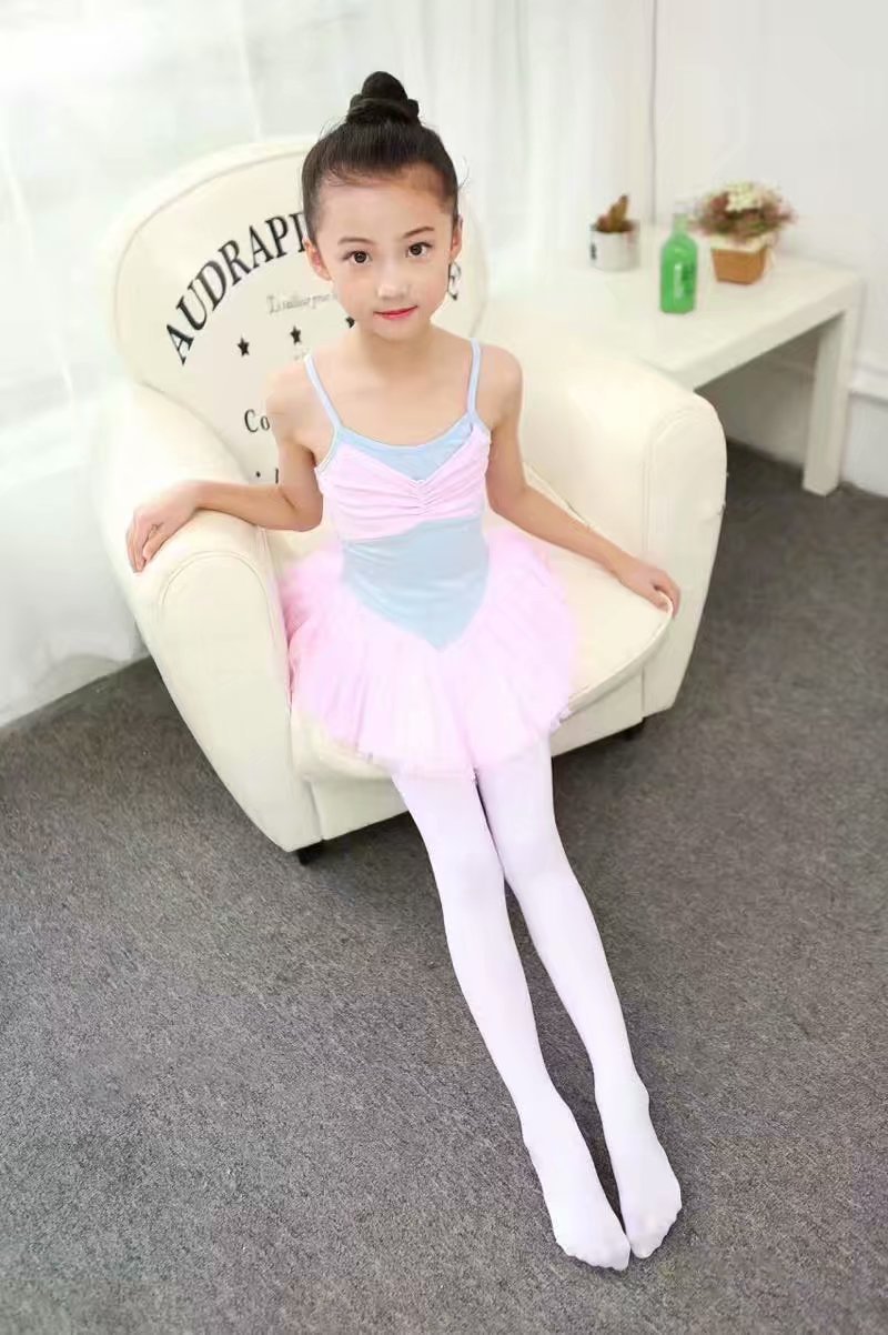 厂家批发春秋儿童白色天鹅绒80d连裤袜 学校考级芭蕾舞儿童舞蹈袜