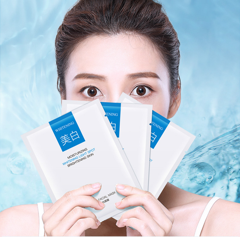 网红同款韩美肌美白面膜补水保湿提亮肤色特证蚕丝面膜护肤品微商