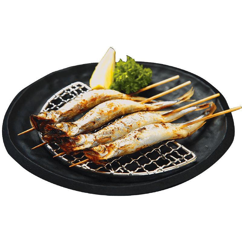 冷冻多春鱼串 烧烤串食材 烧烤串 铁板小吃多春鱼串 30串*10包/件