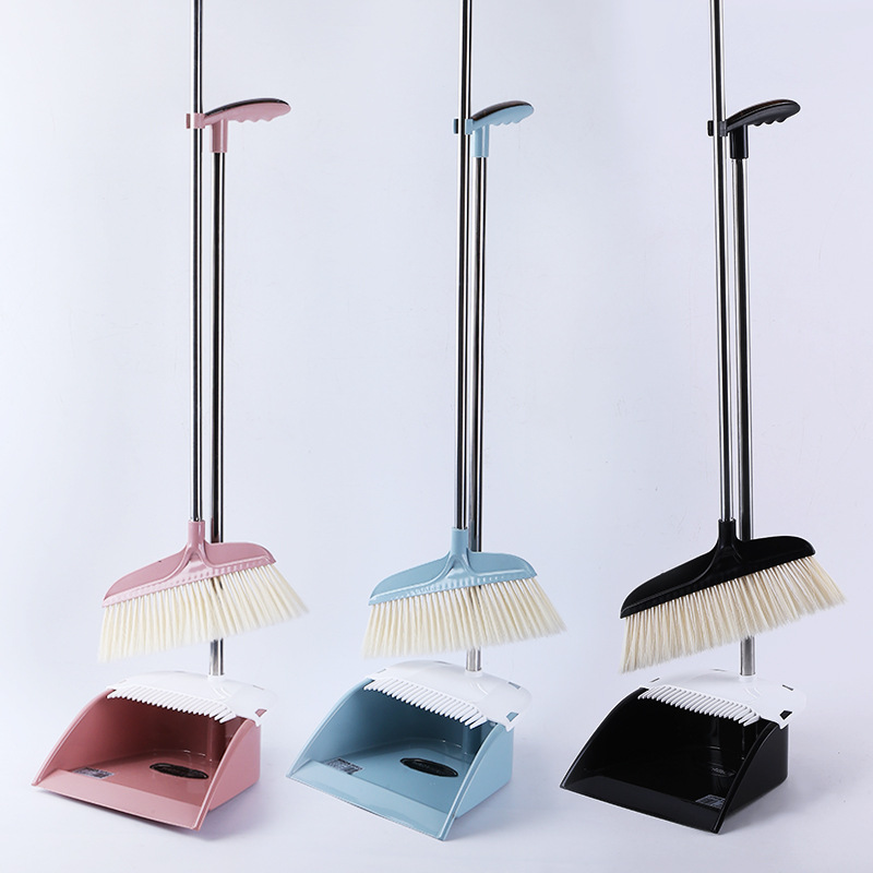 凯美达k-724x扫把簸箕套装组合家用套扫软毛扫帚猪鬃毛扫地笤帚