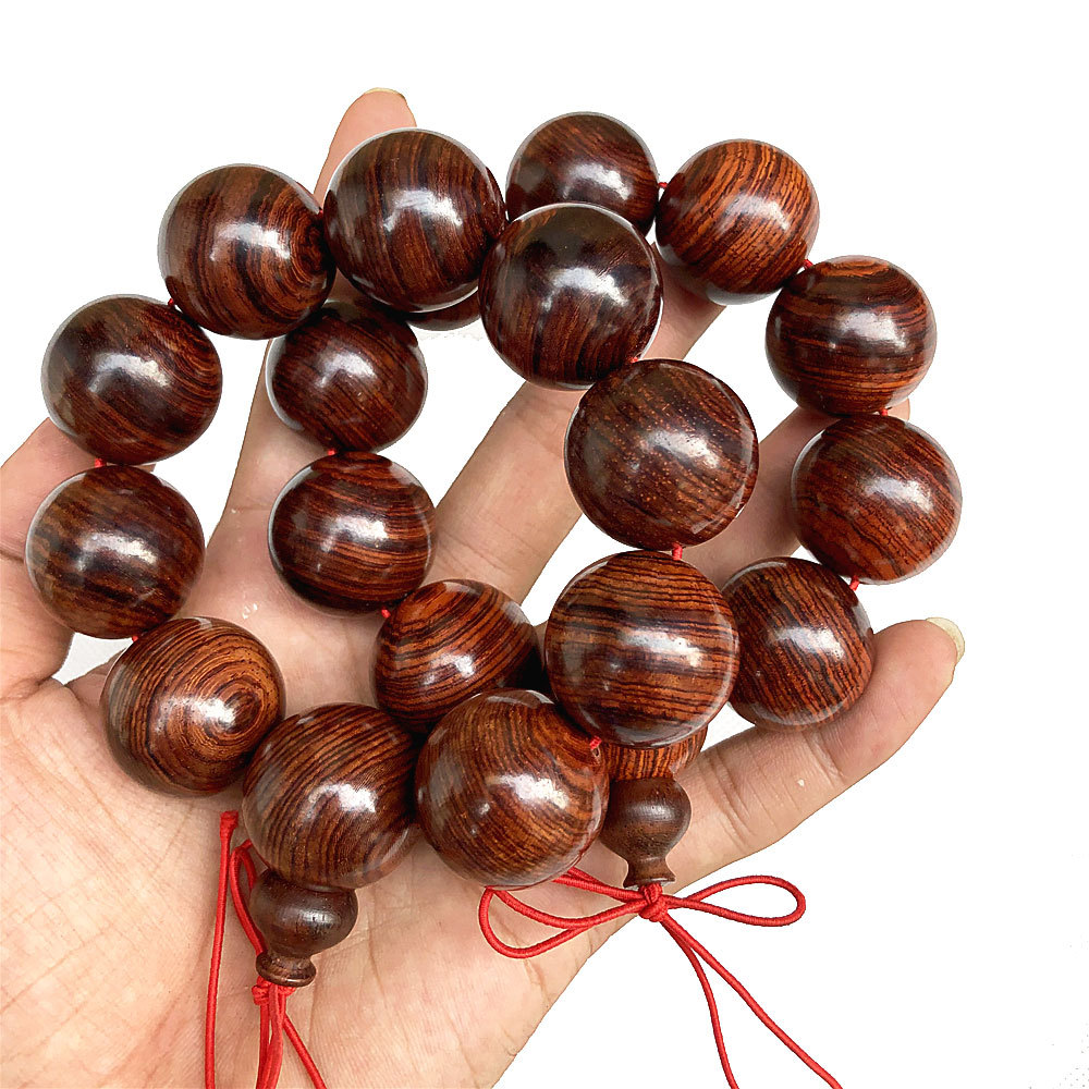 酸枝手串10颗天然红木实木佛珠手串手链男女通用款黑白酸枝手链2.