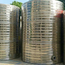 不锈钢圆形保温水箱聚氨脂304空气能太阳能锅炉水塔储水罐2吨