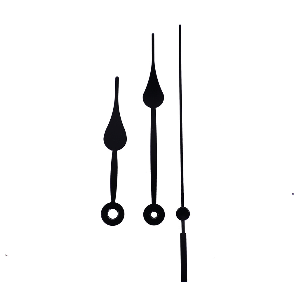 秒头:铜尺寸:从指针的中心圆孔量到顶端,时针71mm,分针94mm,秒针109mm