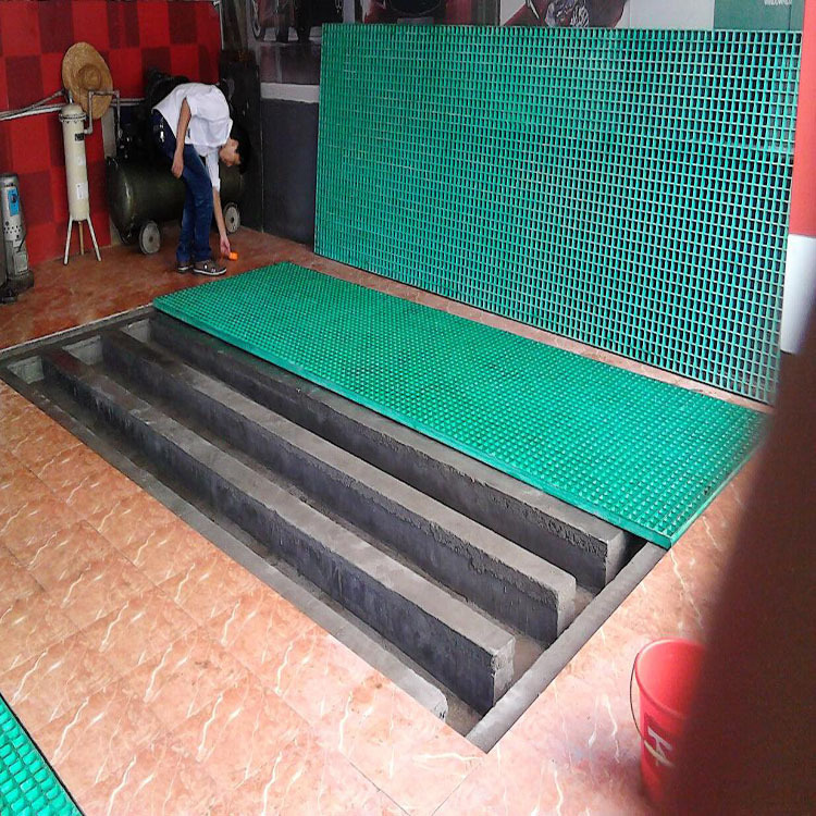 玻璃钢格栅洗车房漏水板4s店洗车树围排水沟鸽舍市政盖板厂家直销