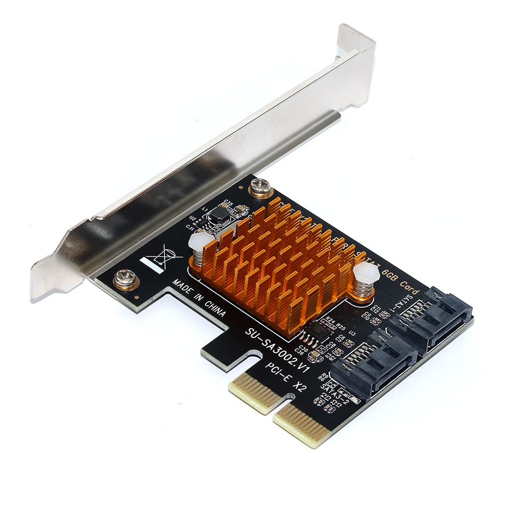 0扩展卡 2口sata3.0转接卡硬盘sata6gb接口