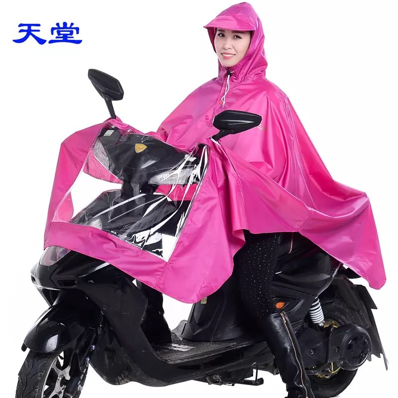 Paradise Genuine N210 Apple Unisex Adult Lengthened plus Size Motorcycle Electric Car Single Poncho