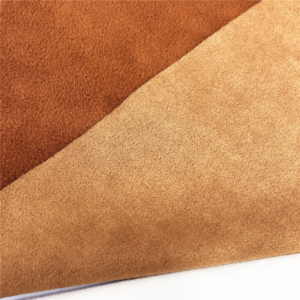 麂皮绒摇粒一体绒面料 鹿皮绒大衣 麂皮绒女装外套风衣双面麂皮绒