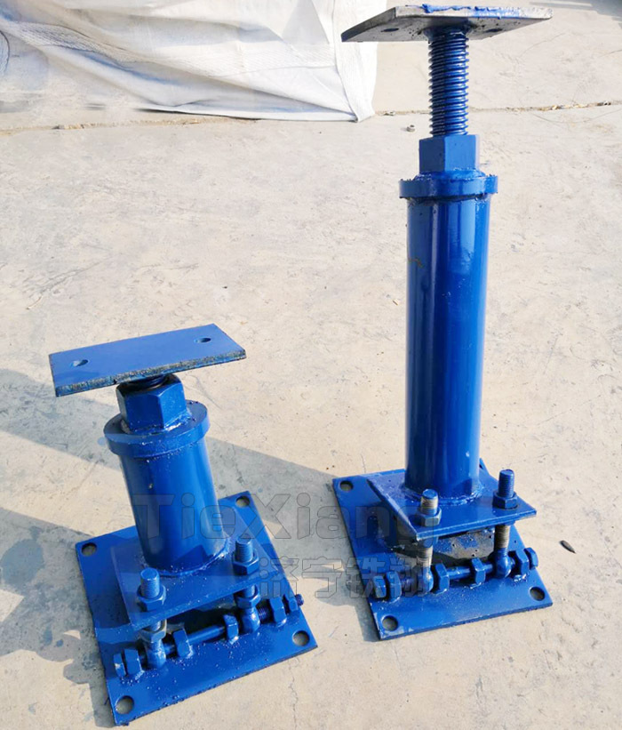 铺轨隧道钢支墩 走行轨支墩 地铁门吊走行轨可调角度支墩