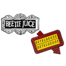 beetlejuice 甲壳虫汁 阴间大法师胸针 betelgeuse 英文字母徽章