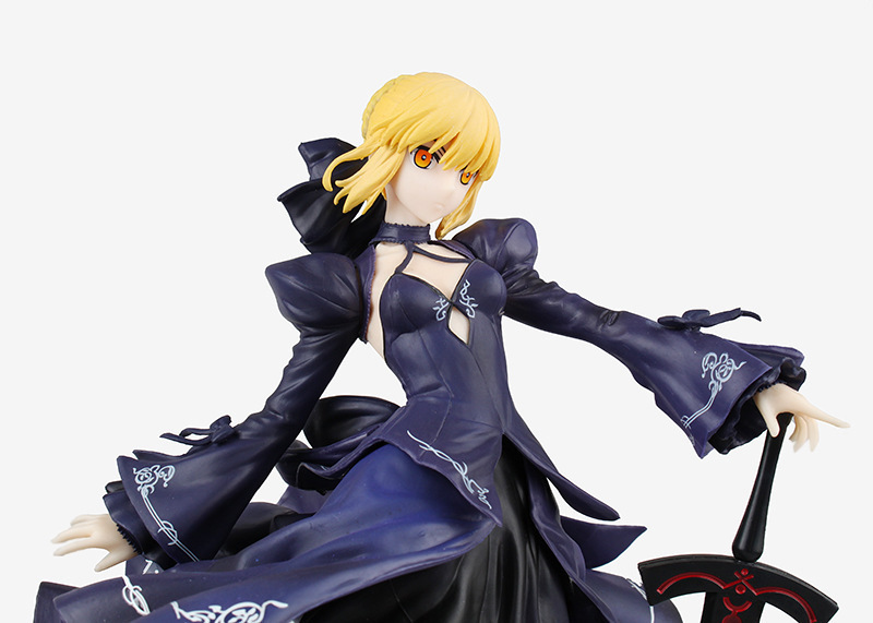 承源动漫 fate/stay night 命运之夜saber 塞巴 黑礼服 手办模型