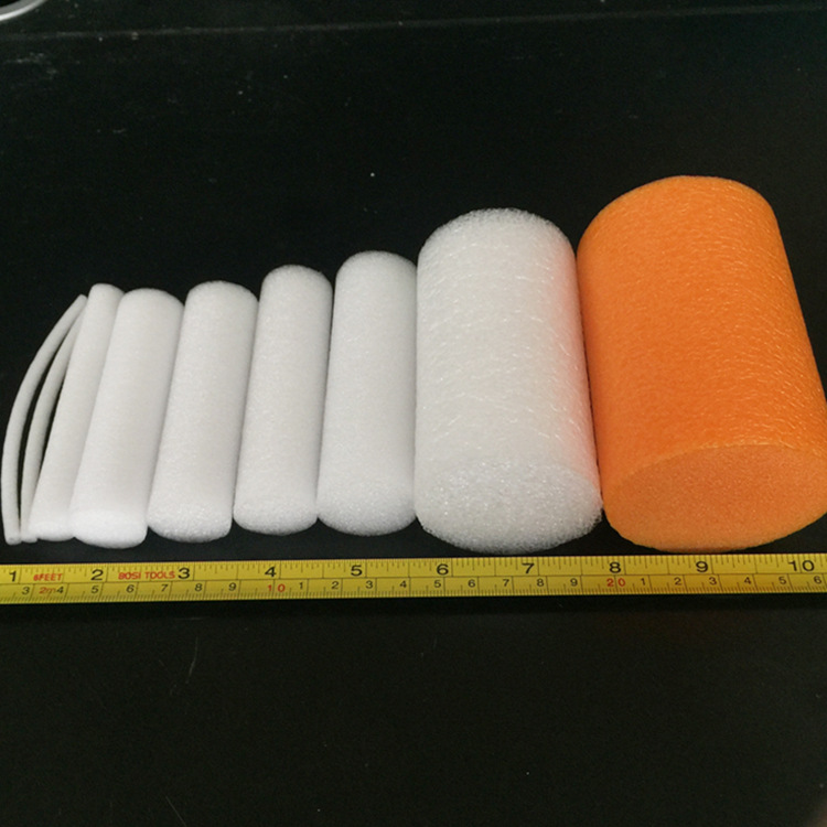 oem定制白色圆形珍珠棉泡沫管聚乙烯泡沫棒幕墙填缝泡沫条泡沫棒