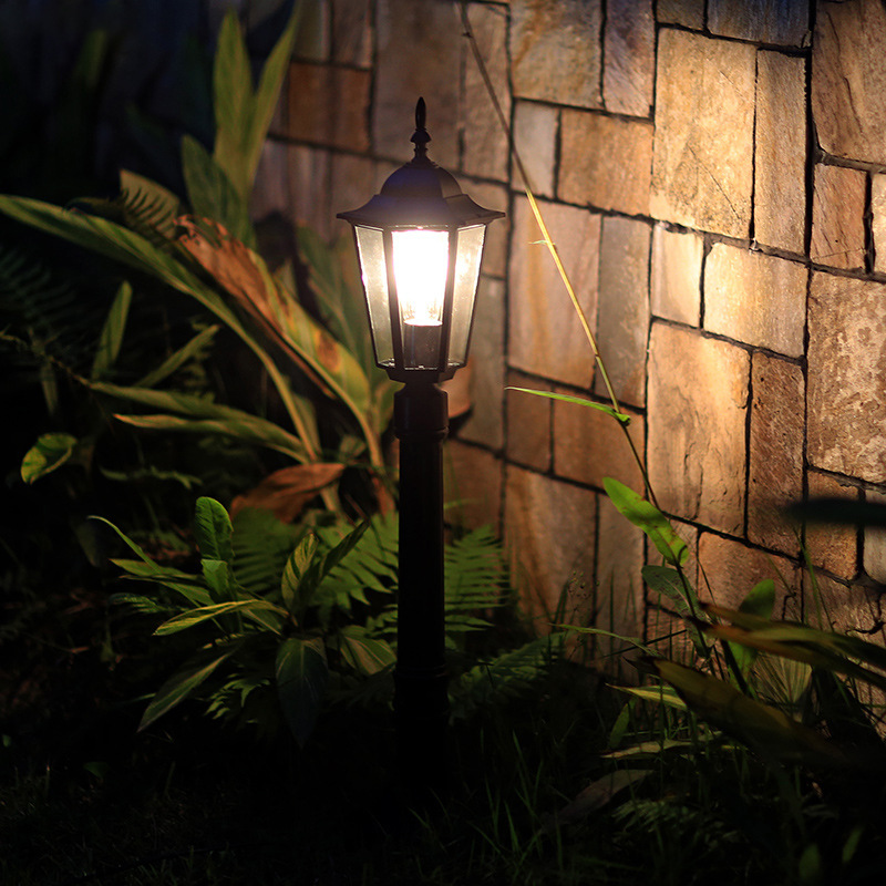 美式户外草坪灯 现代室外农村别墅过道小区防水景观花园庭院led灯