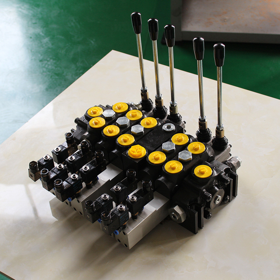 液压手动多路阀dcv140汇流多路换向阀挖机大流量厂家定制