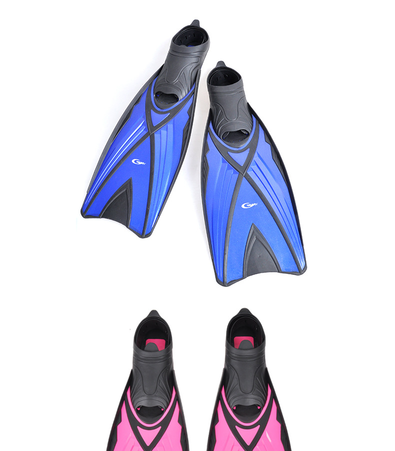 yon sub成人套脚式长脚蹼自由潜水装备蛙鞋深潜浮潜用品游泳训练