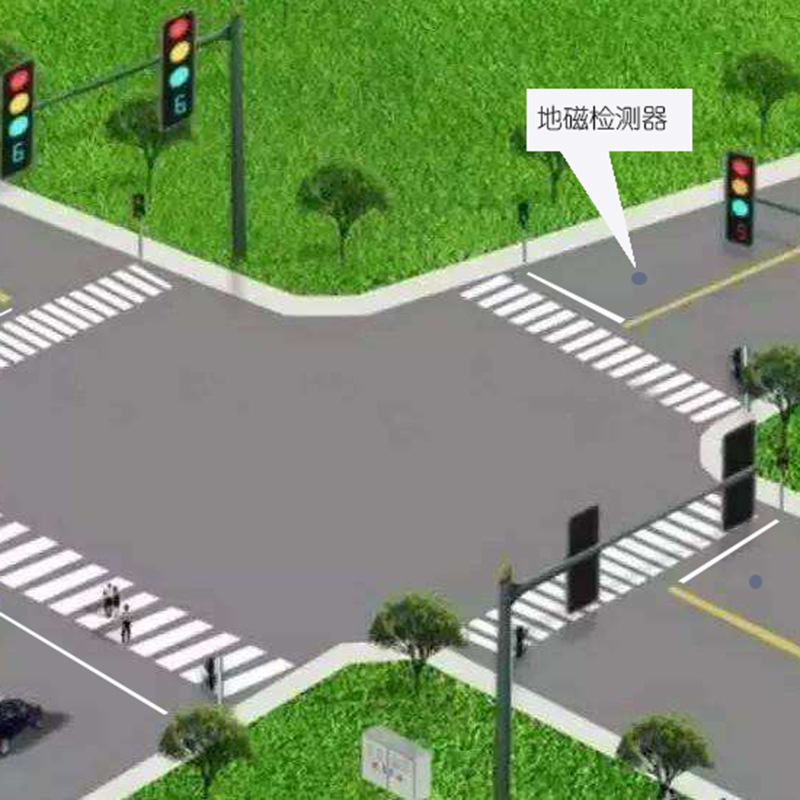 【5年包换】无线地磁车流量检测器 交通流量数据采集 准确率>99%