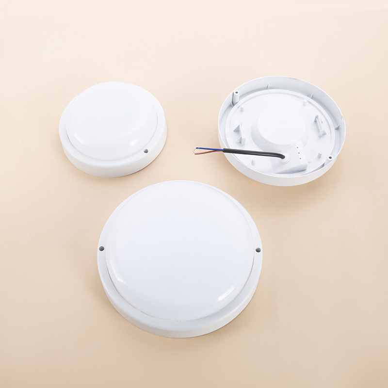 新款led防水吸顶灯 12w 15w 18w防水防尘防潮灯 塑包铝卫生间浴灯