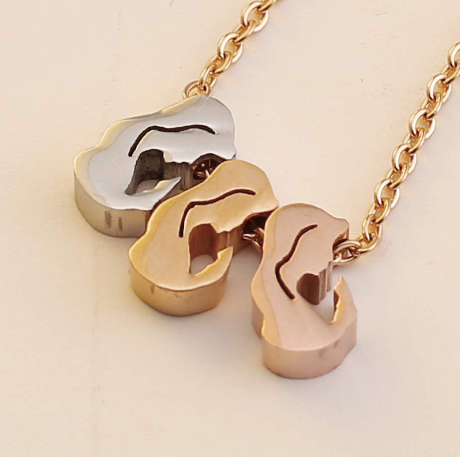 欧美流行饰品 新品女神头像项链 百搭迷女神祈祷饰品 厂家直销