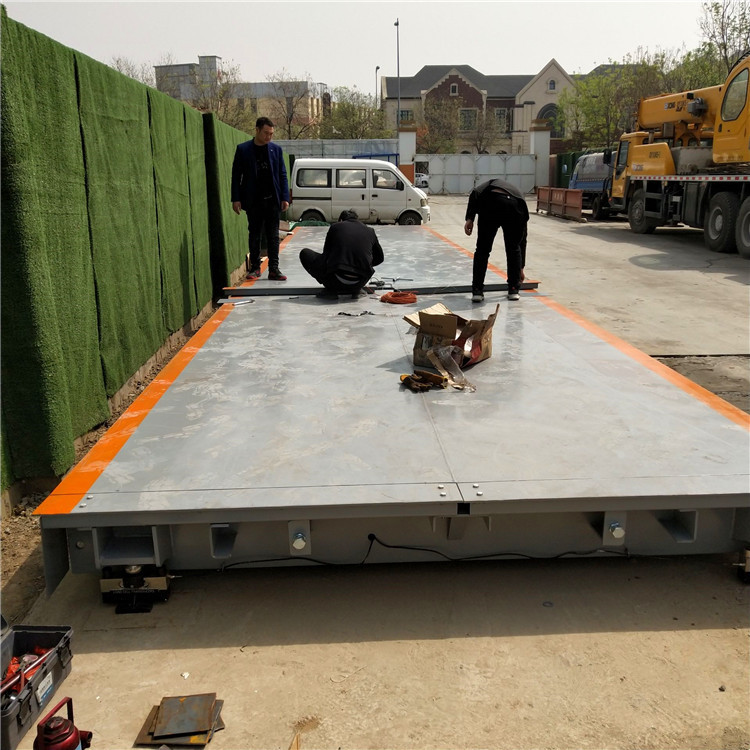 天津本地安装一台100吨电子地磅多少钱 工地称重电子汽车衡3*18米