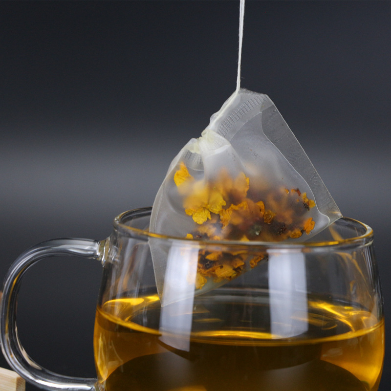 5*8pla玉米纤维无纺布三角茶包袋泡茶袋立体花茶袋袋泡茶过滤包相似