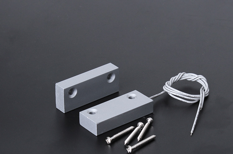 mc-52门磁开关有线铁门磁感应器门窗报警器磁感应开关常开常闭-阿里巴